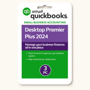 QuickBooks Desktop Premier Plus 2024, Lifetime License Key, 3 User